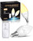 TobeBright 4W E14 LED Glühbirne mit Fernbedienung 350LM - Nachtlicht Modus 0,4W 35LM, E14 LED Warmweiß 3000K C37 Kerzenlampe