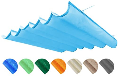 Voile d'ombrage rétractable pour extérieur, imperméable, anti-pluie, avec protection solaire anti-UV pour jardin, terrasse, cour, auvent télescopique, pergola.