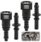 Raccord Durite Essence,Raccord Rapide Gasoil Peugeot,Durite Carburant Voiture,Carburant Tuyau Rapide Libération Connecteur de Tuyaux,7.89mm à 8mm Raccord Hose Essence,Hose ID Connector Pipe Fitting