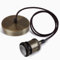 Seruno Metall Lampenaufhängung E27 mit Kabel, E27 Retro Lampenaufhängung mit Kabel, Vintage Pendelleuchte mit Deckenhalterung, Ideal für Industriellen Stil, Küchen, Bars und Wohnzimmer