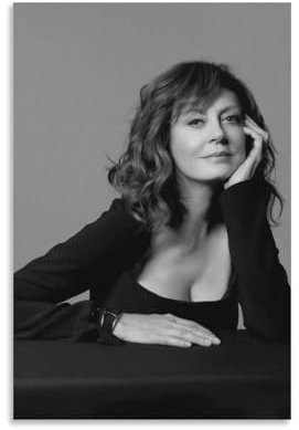 XYSWDD Poster, Motiv: berühmter Hollywood-Stern Susan_Sarandon, dekoratives Gemälde, Leinwand, Wandkunst, Wohnzimmer, Poster, Schlafzimmer, 20 x 30 cm