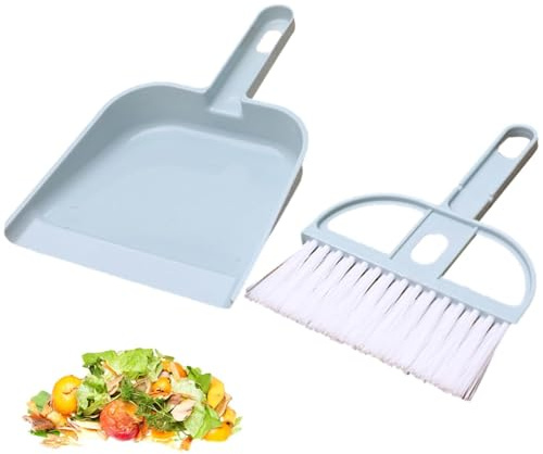 Brushed Broom Combo Tabletop Cleaning Tool Handheld Broom Set Cleaning Brush Dust Broom Office Cleaning Set Kitchen Brush Set Car Dust Brush Broom Set Easy to Grip Office