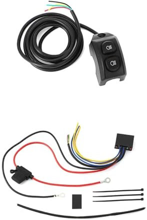 NBCNZCTSAS R1200GS R1250GS Motorradgriff Lichtschalter Steuertaste Passend for BMW R1200 GS R1250 GS ADV LC F850GS F750GS R 1200 GS(Black with Relay)