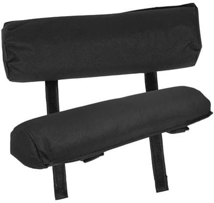 AKOOSY 2 Stück Faltbare Armlehnenpolster für Liegestühle Einsetzbar Ersatzkissen für Campingstühle Relaxsessel und Klappbetten für Zuhause und Büro
