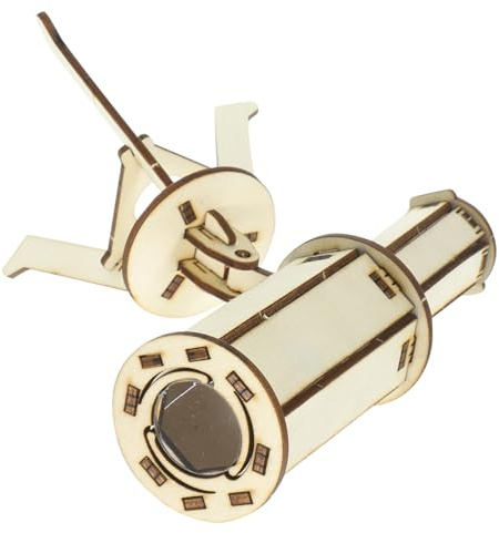 FELTECHELECTR 2 Sätze DIY Holz Astronomisches Teleskop Bausatz Wissenschaft Lernspielzeug Intelligenz Bastelset Hand Auge koordination Jungen Mädchen Ab Jahren