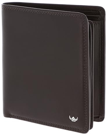 Golden Head Leder Geldbörse Polo RFID Protect Kombischeintasche 1232 Dunkelbraun