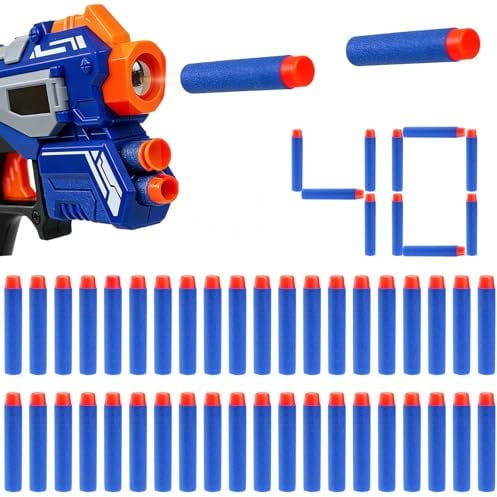 Flechettes en Mousse en Recharges pour Nerf, Fléchettes Darts pour Familiales d'extérieur, Cadeaux de fête