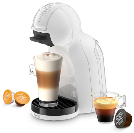De'Longhi Nescafé Dolce Gusto Mini Me 2 - Coffee Capsule Machine with Compact Design, Automatic Shutdown, Hot and Cold Beverages, Compact Coffee Maker, 15 Bar Pressure, White (EDG335.W)