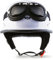 Moto Helmets® D33-Set „White“ · Brain-Cap · Halbschale Jet-Helm Motorrad-Helm Roller-Helm Scooter-Helm Bobber Mofa-Helm Chopper Retro Cruiser Vintage Pilot Biker Helmet Brille Visier · XL (61-62cm)
