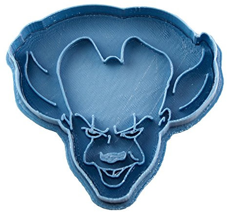 Cuticuter Pennywise It Taglierina per biscotti blu, 8 x 7 x 1,5 cm