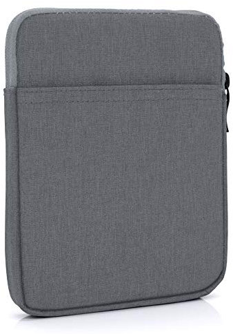 MyGadget Bolsa de Nylon para Tablet hasta 6 Pulgadas - Estuche Acolchado para 12,5 x 17 cm - como Kindle Paperwhite - Sleeve in Gris Oscuro