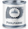 Lausitzer Farbwerke traditionelle 2-K Schwimmbeckenfarbe/Poolfarbe für GFK Kunststoff Polyester inkl. Härter SET 2K in Blau Weiß Grün Grau Anthrazitgrau Lichtgrau Seegrün Farbauswahl (1 L, Weiß)