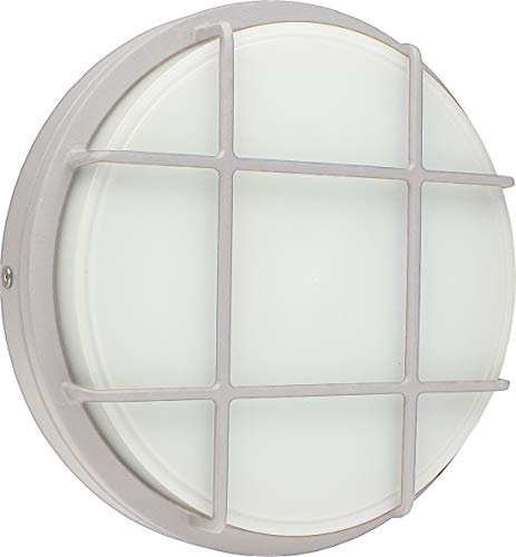 as - Schwabe LED Wandleuchte rund 20 W 1680 lm weiß - Ø220 x 51mm - Außenleuchte wassergeschützt IP65-4000K - schlagfestes Alu-Gehäuse - 2 Leitungseinführungen - Kellerlampe, 56730
