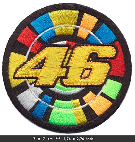 The Doctor 46 Patch Aufnäher Aufbügler Rossi Moto GP v2 TURBOVERSAND