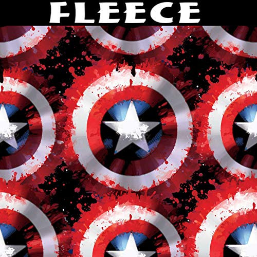 Springs Creative Marvel Avengers Captain America Fleece-Stoff von The Yard