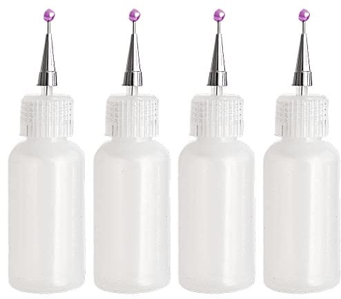 Ultra-fine Tip Glue Applicator 4 Piece - Refillable 14ml Bottles - Perfect for Papercraft, Cardmaking and Scrapbooking Projects - Great for Delicate Detail and Embellishments by Crafter's Companion…
