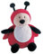 DMC - Peluche coccinella - Ricamo a punto croce | Da personalizzare con nome, motivi, data di nascita - Idea regalo