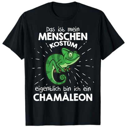 Mein Menschen Kostüm Bin ich ein Chamäleon, Halloween Outfit T-Shirt
