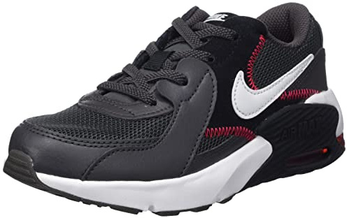Nike Air Max Excee Sneaker, Medium Ash Platinum Tint Siren Red Black, 35.5 EU