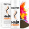 Maxter Streuhaar zur Haarverdichtung - Haarpuder gegen Kaschierung von Haarausfall - Haarpuder Männer und Frauen - Mikrofaser in Pulverform - Hair Fiber - Haarpuder Mittelbraun