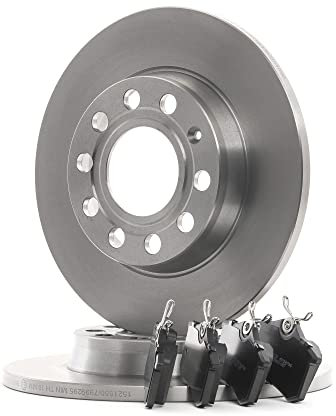 RIDEX 3405B0468 Bremsenset Hinten 255mm - Bremsen Set mit Bremsscheiben und Bremsbeläge Satz