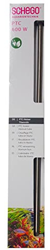 Schego PTC-Heizer Titanrohr - energieeffizienter Aquarium Heizstab - 600W