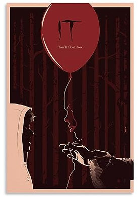 ELedvb Movie Jeepers Creepers Comic-Poster, Leinwand-Poster, dekoratives Gemälde, Leinwand-Wandposter und Kunstdruck, modernes Familienschlafzimmer-Dekor-Poster, 20 x 30 cm
