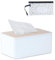 Dotato di 1 scatola per fazzoletti e sacchetto per salviette umidificate,scatola per fazzoletti per il viso,scatola per fazzoletti con coperchio in legno,adatta per bagno,camera da letto e altre scene