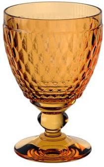 Villeroy & Boch - Boston Safron verre à eau, 250 ml, verre en cristallin pour les boissons sans alcool, résistant au lave-vaisselle, jaune