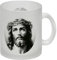 Jesus Christus Glas Tasse Inspirierendes Porträt von Jesus Religion im Alltag Christentum Heiland Erlöser Starker Glaube Biblische Motive Gott