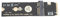M.2 NGFF A E Key WiFi Bluetooth 4.2-Karte auf M.2 Key M SSD-Adapter, Kabellose NGFF A/E-Key WiFi-Karte auf M.2 NGFF Key-M NVME SSD-Adapter für AX200/AX201/AX210