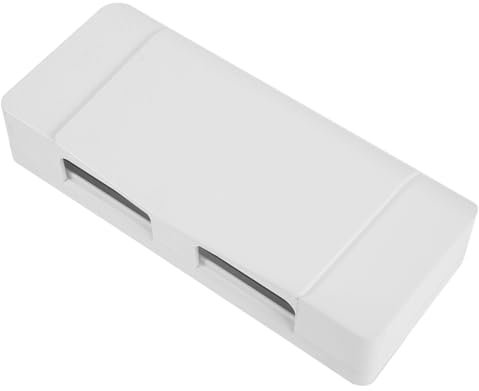 OKUMEYR Copertura Impermeabile Per Presa Elettrica Bagno 4 Posti Protezione Antispruzzo Trasparente Copripresa Esterno Resistente Per Prese a Muro Facile Installazione 8.3X3.9X1.8 Pollici