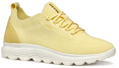 Geox Femme D SPHERICA A Basket, Lt Yellow, 42 EU