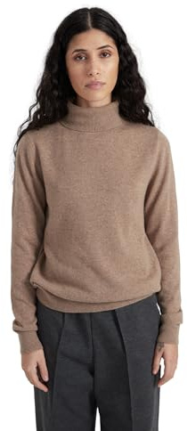 Style & Republic Damen Rollkragenpullover aus 100% Kaschmir, Klassische Passform, stilvoller Premium-Cashmere-Feinstrickpullover für Herbst und Winter, Designed in Berlin
