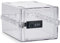 Lockabox Mini™ | Small Lockable Box with Combination Lock (A5-Sized) | Mini Storage Lock Box for Small Medicines, Snacks & Mobile Phones | External Size 22.3 x 15.4 x 12 cm (Crystal)