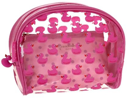 Camomilla Milano Set 2 Trousse Make-up Donna, Collezione Qua Qua, Colore Fuchsia