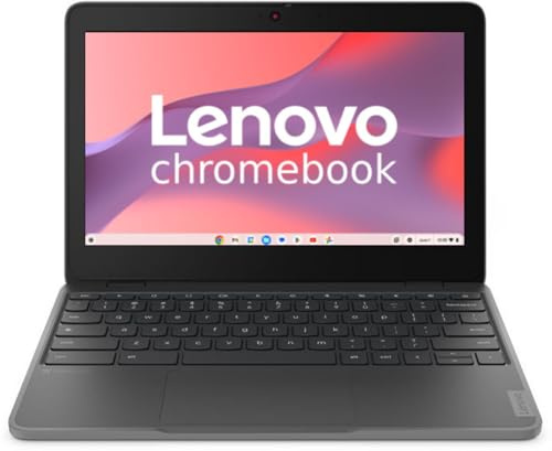 Lenovo Chromebook HD ARM Cortex A76 de 11.6 pulgadas, 4 GB de RAM, 32 GB eMMC, gris grafito, ARM Cortex A76 + A55, Twisted Nematic (TN), Wi-Fi 6, Mali-G52 2EE MC2, 4 GB de RAM