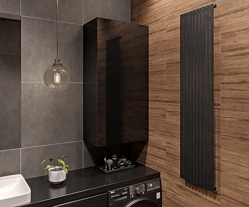 HAJDUK FURNITURE Mobile sopra Lavatrice Nero 60x120x34 cm Mobili Bagno Frontale Alto Lucido Scaffale Salvaspazio Mobile Lavanderia
