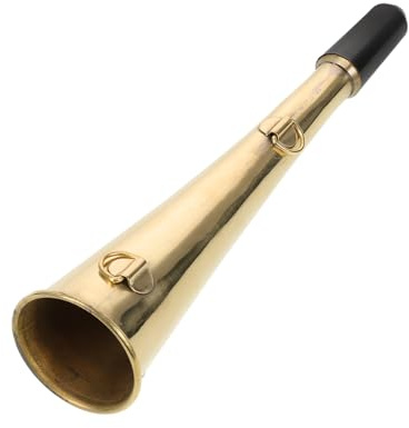 Supvox Kupfer Eisenbahnhorn Signalhorn Mit Klarem Lautem Klang Praktisches Sicherheitssignalhorn Für Gleissignale Und Eisenbahnsignalanlagen