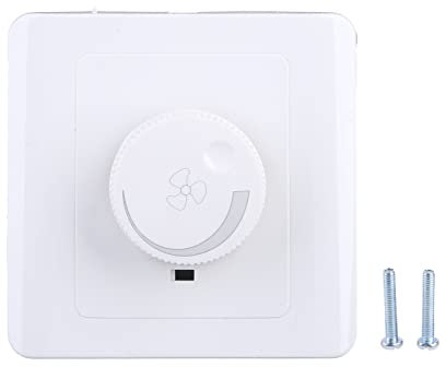 Kfwfuaee 86 Tipo Regolazione del Ventilatore A Soffitto Speed ​​Controller STEPLESS Interruttore A Parete 220V 10A per Dimmer da 15-300 W