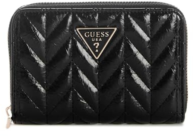 GUESS Geldbörse Cheryl SLG Zip Around Wallet Black schwarz