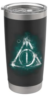 Harry Potter Geometric Deathly Hallows Stainless Steel Insulated Tumbler