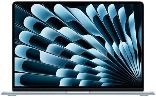 Apple MacBook Air 15 (M5, 2026) 38.9 cm (15.3 Zoll) 16 GB RAM 1 TB SSD M5 10-Core CPU 10-Core GPU Himmelblau QWERTY Tastatur