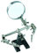 Helping Hand with Magnifier Soldering Solder Tool Electronics Basic 2.5x Magnifying Glass Quality