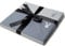 PLAYBOY Wende-Bettwäsche bestickt, 2-farbig, Baumwollbettwäsche mit Bestickung, Decke 185x200 mit 2 Kissen 80x80cm, grau/hellgrau, Bettwäsche, 100% Baumwolle mit Bunny Logo, zeitloses Design