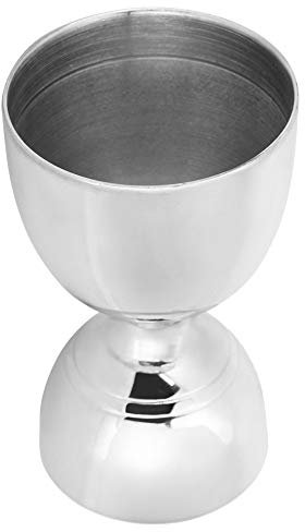 Cikonielf Double Head Cocktail Jigger Mixer Bartending Tool for Home Bar Party Accessory Silver, Gold, Rose Gold (Optional) (Silver)