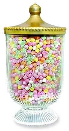 Leone dal 1857 - Vaso Pastiglie Leone Miste Dissetanti - Caramelle Leone - Caramelle Vegane e Senza Glutine - Vaso di Vetro da 1,3 kg