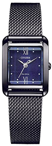 CITIZEN Damen Eco-Drive Solar Armbanduhr aus Edelstahl mit Edelstahl Band L - EW5597-63L