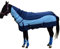 HARICSET Weidedecke Winterdecke Pferd Abschwitzdecke Pferd Gepolstert Weich Bequem Ideal für Boxen Widerstandsfähig mit Verstärkten Nylonkanten Ohne Baumwolle(Size:125cm(49in),Color:Navy blau)
