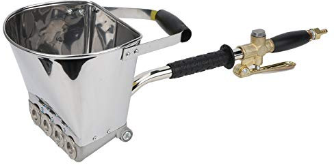 Jenngaoo 4 Jet Wall Sprayer, Multifunktionale Beton Stuck Gips Sprayer Wand Mörtel Spray Hopper Zement Mörtel Pistole Farbe Wand für Haus Dekoration Interior Tool